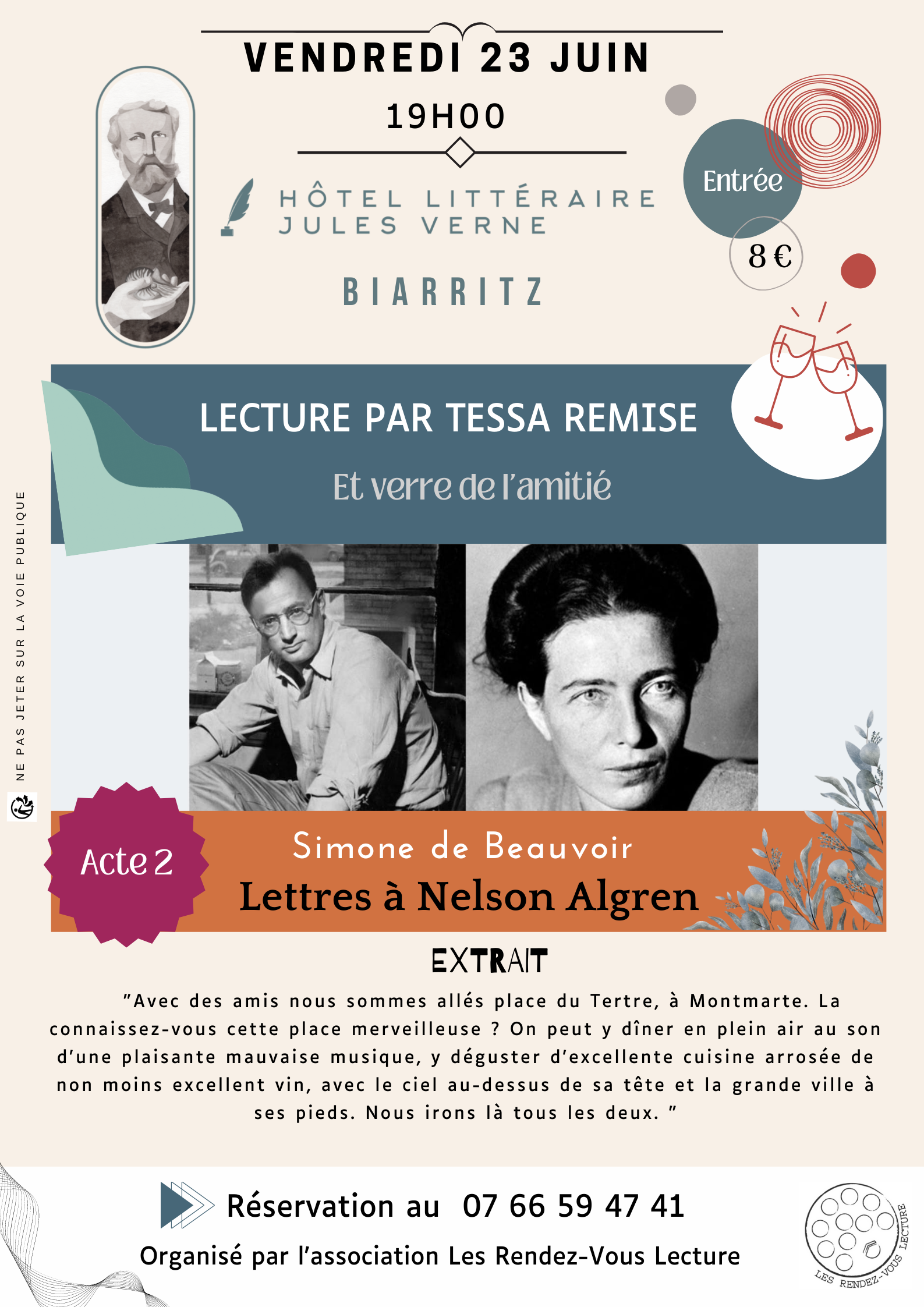 Rendez-Vous Lecture Simone De Beauvoir Le 23 Juin 2023